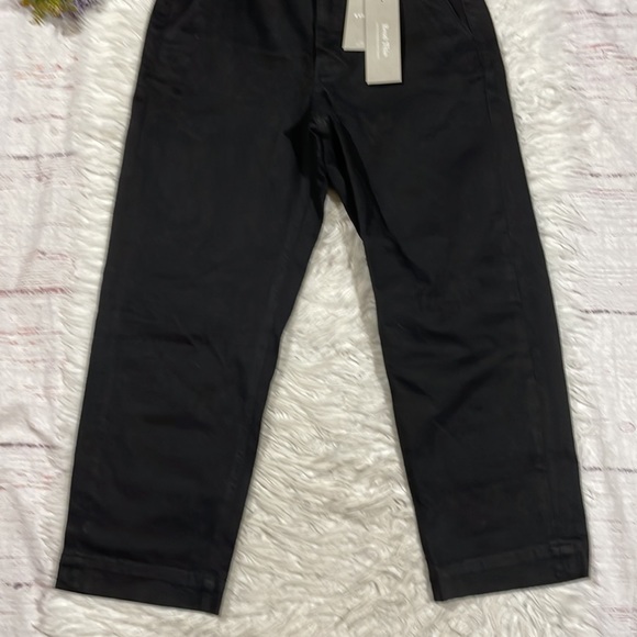 NWT Everlane High Rise Black The Straight Leg Crop Pants - Picture 6 of 11